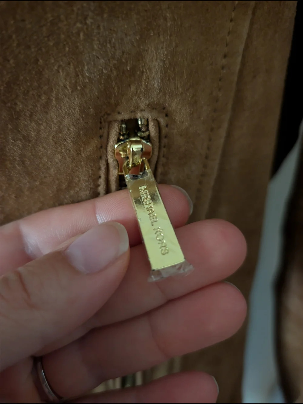 Michael Kors genuine suede
